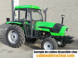 Cabine pour tracteur agricole de marque Deutz